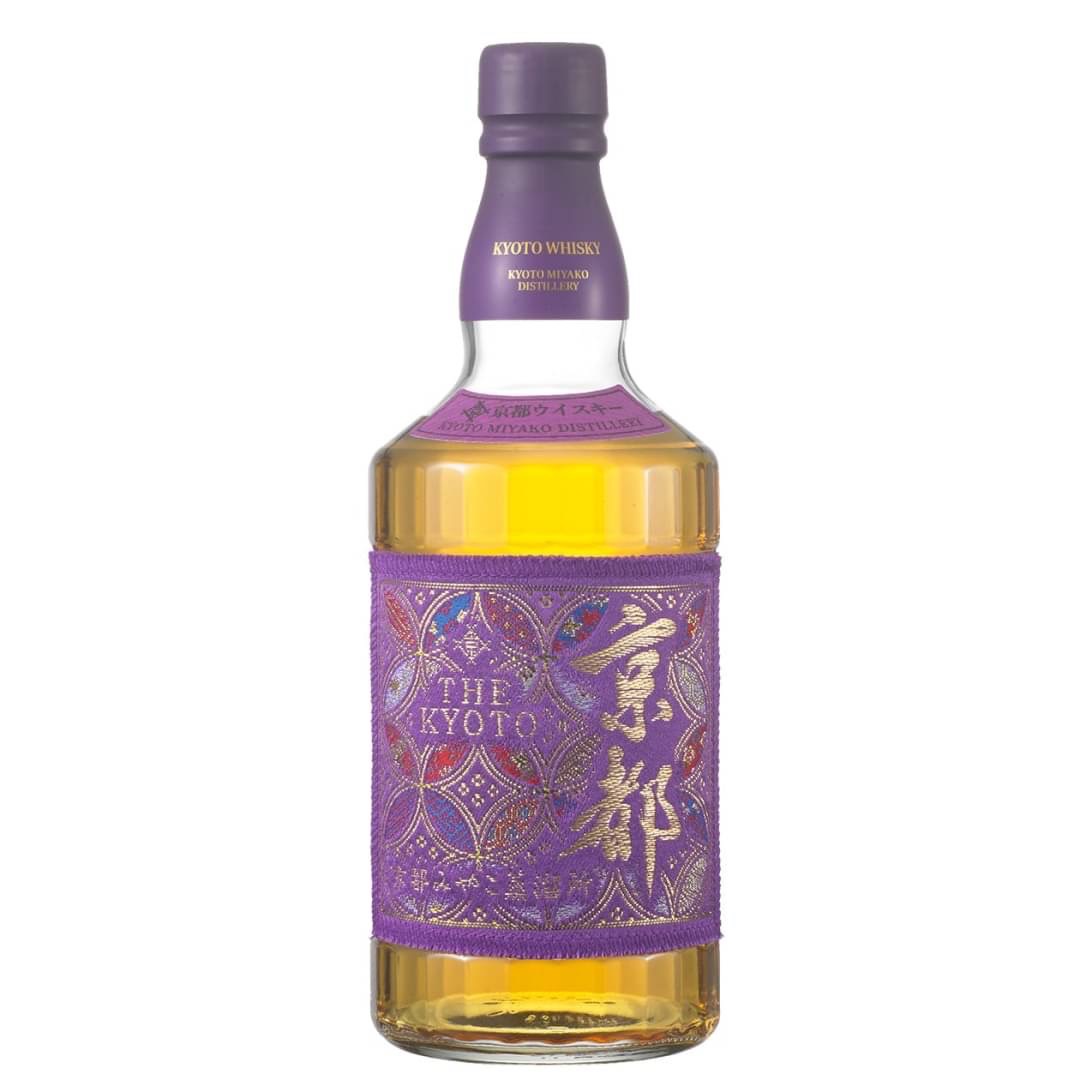 京都威士忌 西陣織紫帶700ML