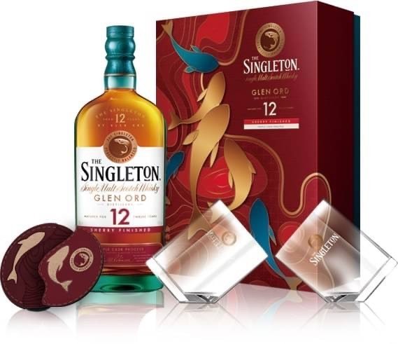 蘇格登12年醇雪莉「魚你相聚」禮盒 (2022新年限定)