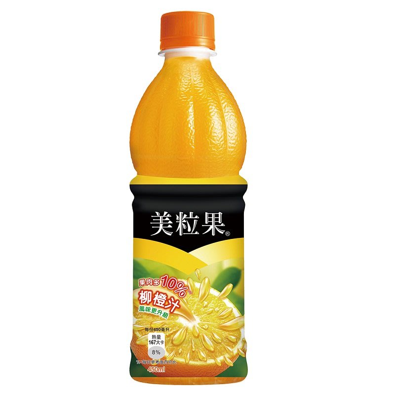 美粒果柳橙汁450ML(24入)
