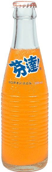 芬達橘子汽水小玻璃瓶(24入)
