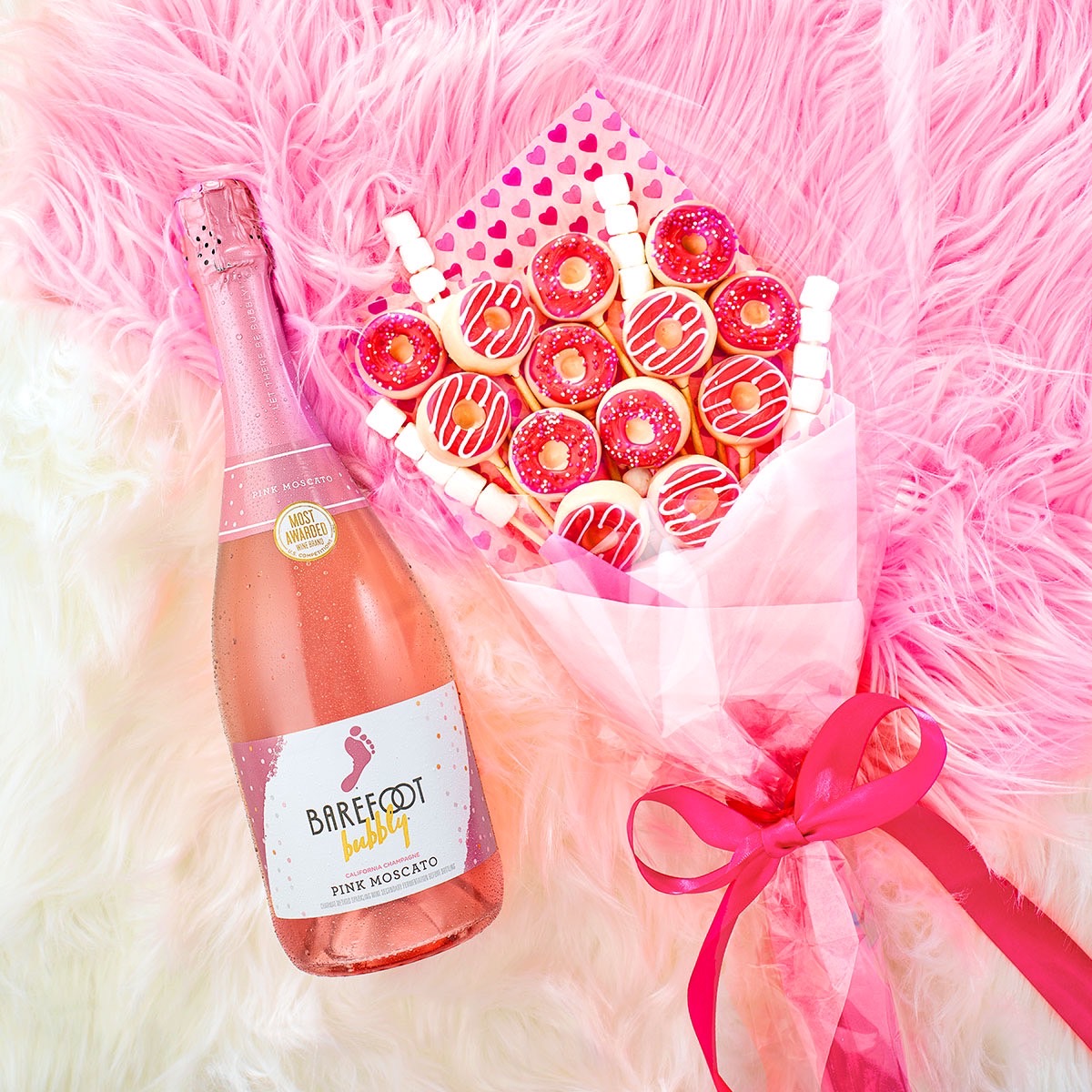 Barefoot巴富慕斯卡粉紅甜氣泡酒