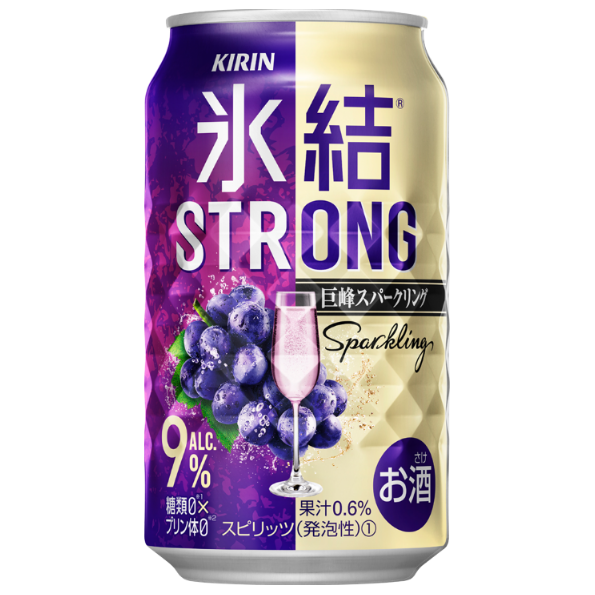 麒麟 冰結STRONG調酒華麗巨峰葡萄易開罐350ML(24入)