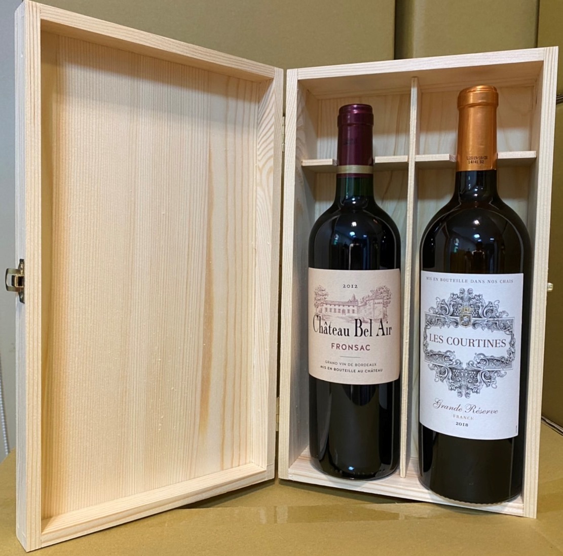 客製-紅酒木禮盒
