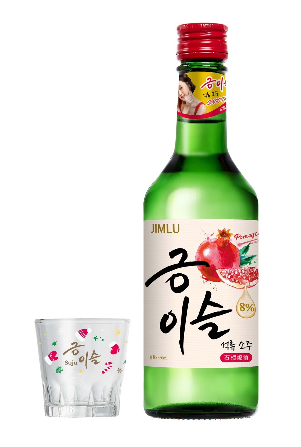 清露石榴燒酒360ml