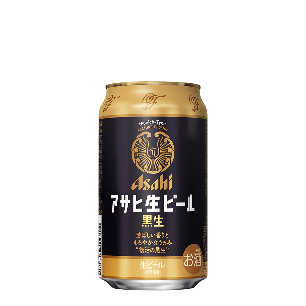 朝日啤酒ASAHI黑生啤酒易開罐350ml(24罐)